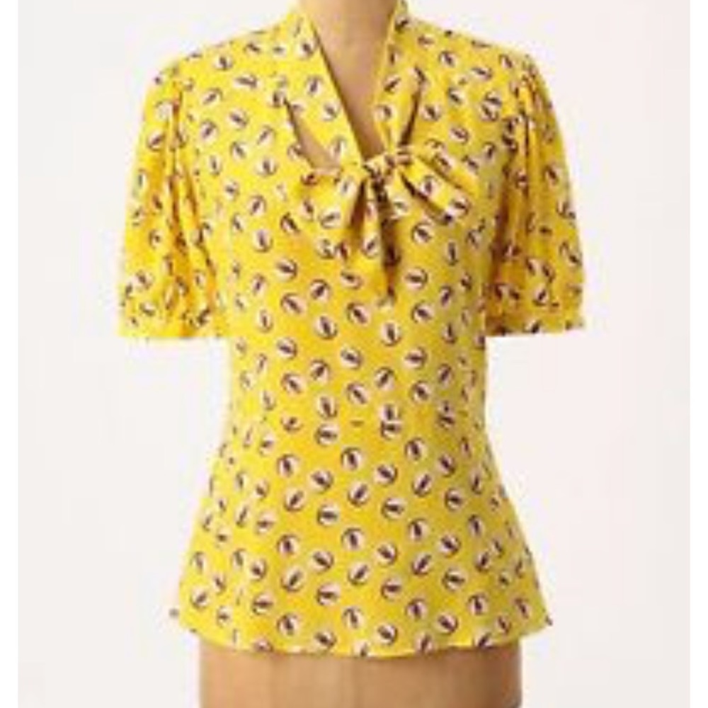 {Anthropologie} Girls From Savoy blouse